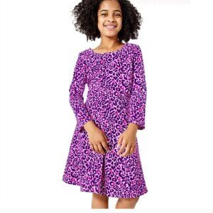Lilly Pulitzer girls Jena dress purple Berry my favorite spot sizes L & XL NWT